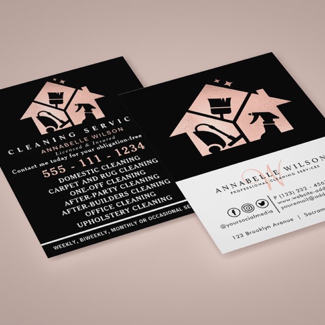 Flyer Servicios de tintorería Rosa (Subido por el creador)