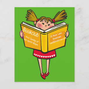 Flyer Sesión del libro del grupo Bookclub