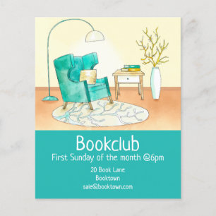 Flyer Sesión del libro del grupo Bookclub