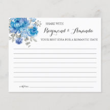 Share a Date Idea for Couple Bridal Shower card