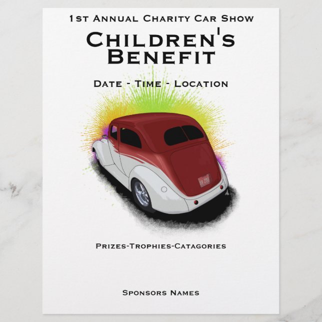 Flyer Show de coches (Frente)