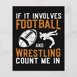 Flyer Si Implica Fútbol Americano Y Lucha Libre Cuéntame