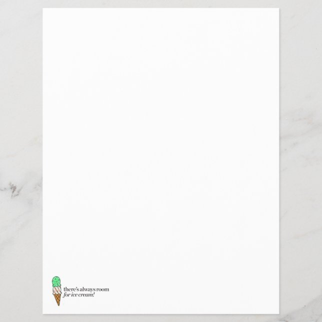 Flyer Siempre Hay Espacio para el Helado (Frente)