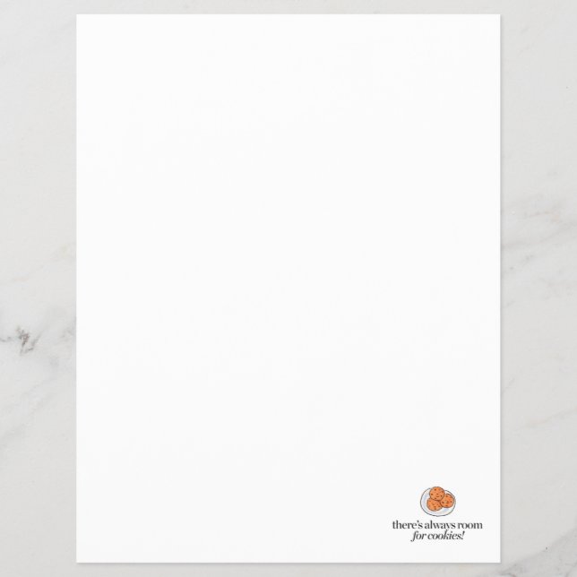 Flyer Siempre hay lugar para galletas (Frente)