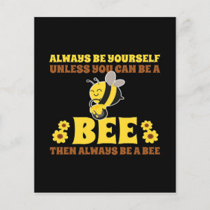 Flyer Siempre Sea Un Regalo De Abejas  Apuesta Cuta Para