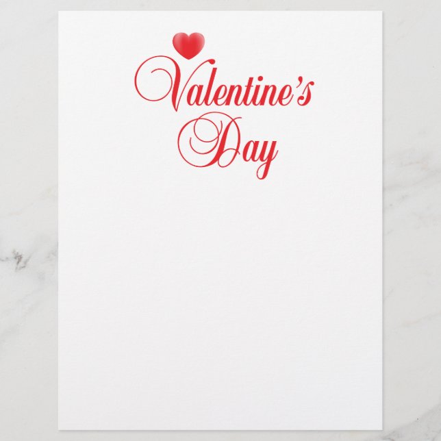 Flyer signo de el día de San Valentín (Frente)