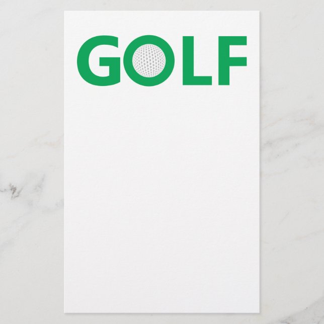Flyer Signo de golf (Frente)