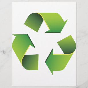 Flyer Signo de reciclaje