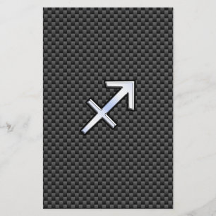 Flyer Signo del zodiaco Sagitario Impreso en fibra de ca