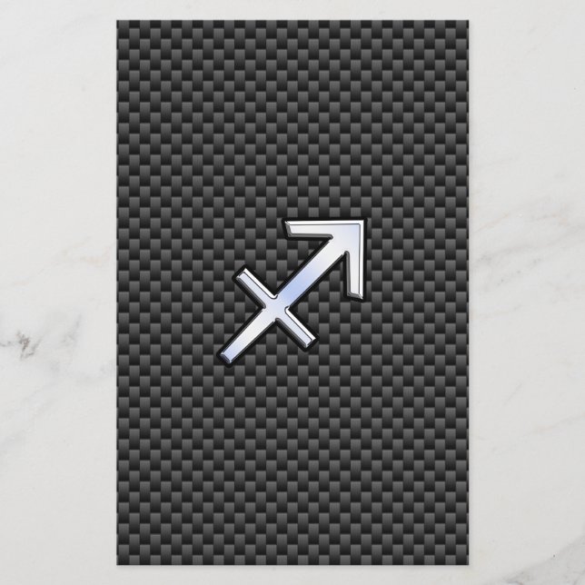 Flyer Signo del zodiaco Sagitario Impreso en fibra de ca (Frente)