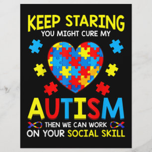 Flyer Sigue Mirando Que Puedes Curar Mi Autismo