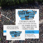 Flyer Silhouette Crowd Design, Crowdfunder, Crowdfunding<br><div class="desc">Silhouette Crowd Design,  Crowdfunder,  Crowdfunding Advertising Flyer by The Business Card Store.</div>