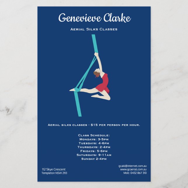 Flyer Sillas aéreas (Frente)