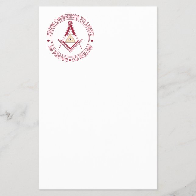 Flyer Símbolo de masonería (Frente)