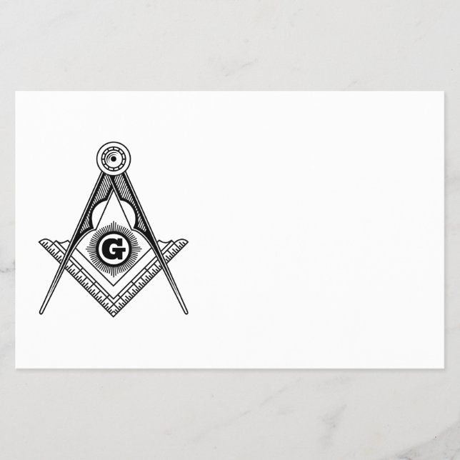 Flyer Símbolo de masonería (Frente)