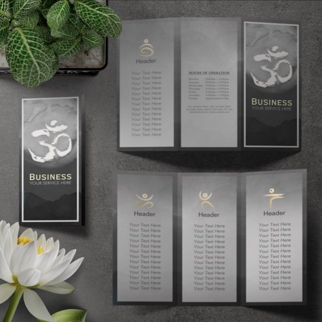 Flyer Símbolo de Om del pergamino de percha de pergamino (Subido por el creador)