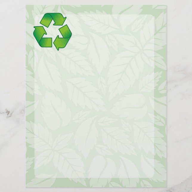 Flyer Símbolo de reciclaje (Frente)