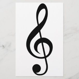 Flyer Símbolo musical Treble Clef G-Clef