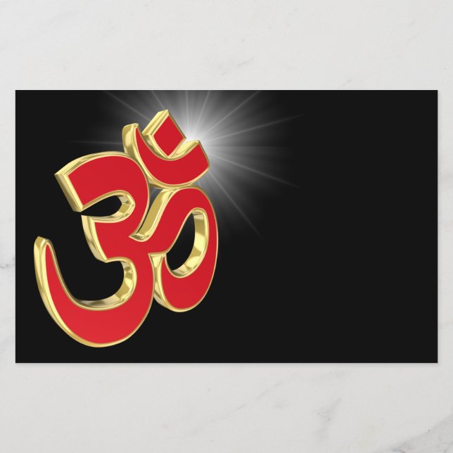 Flyer Símbolo Om (Atrás)