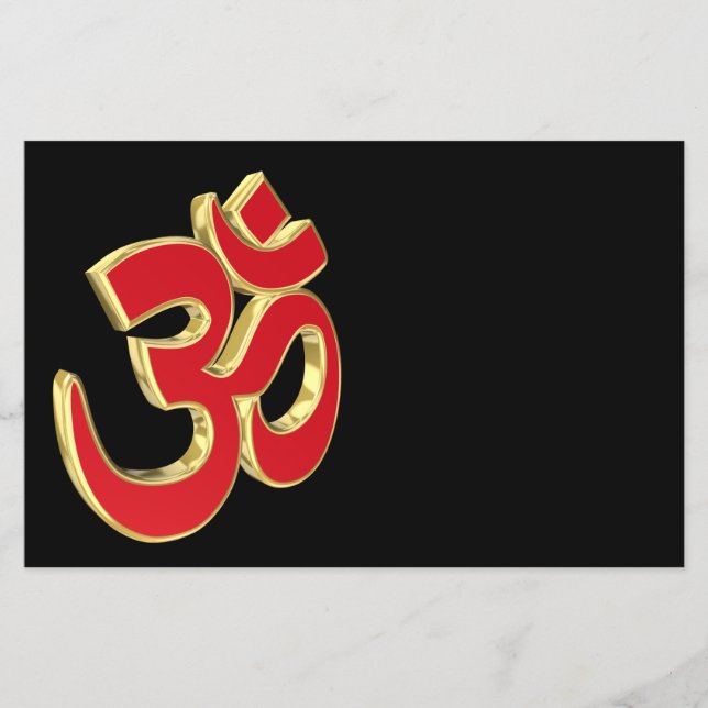 Flyer símbolo Om (Frente)