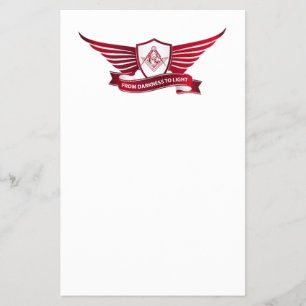 Flyer Símbolo y escudo de masonería