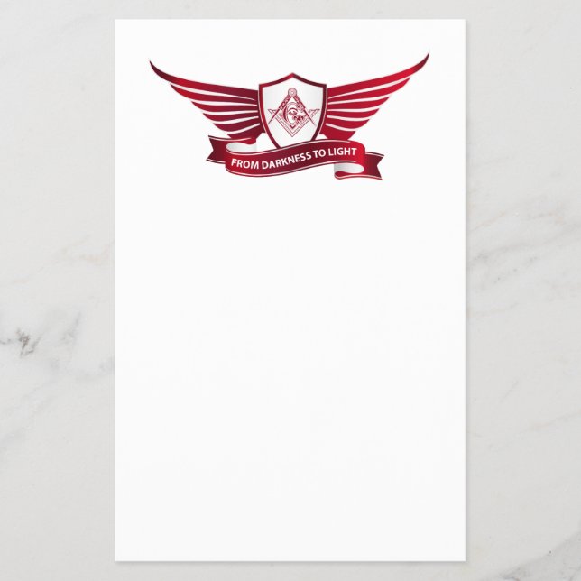 Flyer Símbolo y escudo de masonería (Frente)