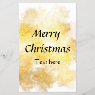 Flyer Simple dorado agrega tu texto feliz Navidad person