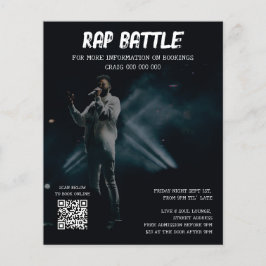 Flyer Singer Musician Music Hip Hop Photo Promotional 