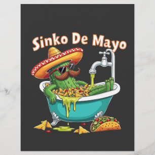 Flyer Sinko de Mayo"Funny Cinco de Mayo Cactus