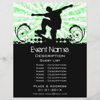 Flyer Skateboard Event Promotion