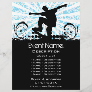 Flyer Skateboard Event Promotion