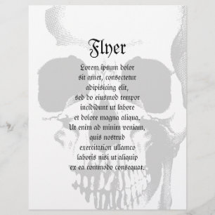 Flyer Skull Face