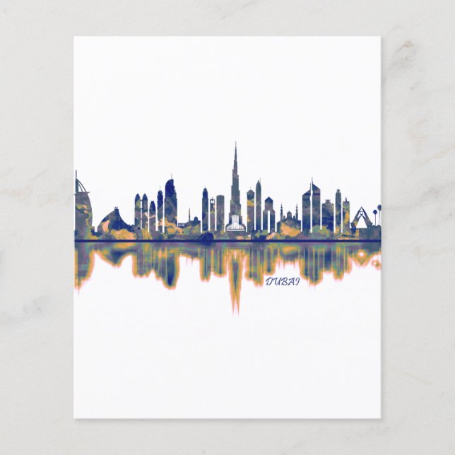 Flyer Skyline de Dubai (Frente)