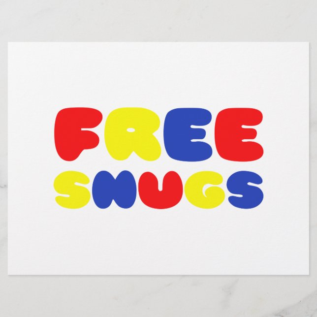 FLYER SNUGS GRATIS (Frente)