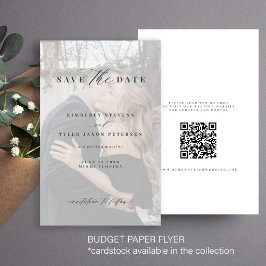 Flyer Sobreposición de la foto del presupuesto Boda QR C