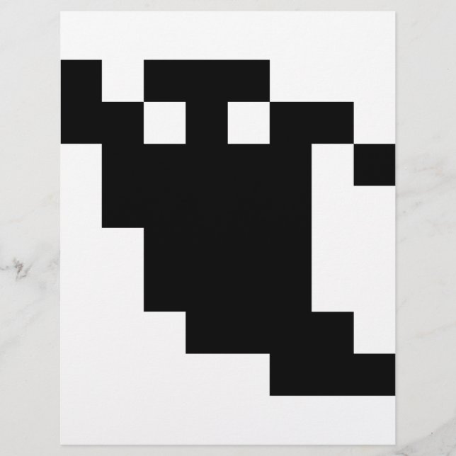 Flyer Sombra de fantasma de 8 bits (Frente)