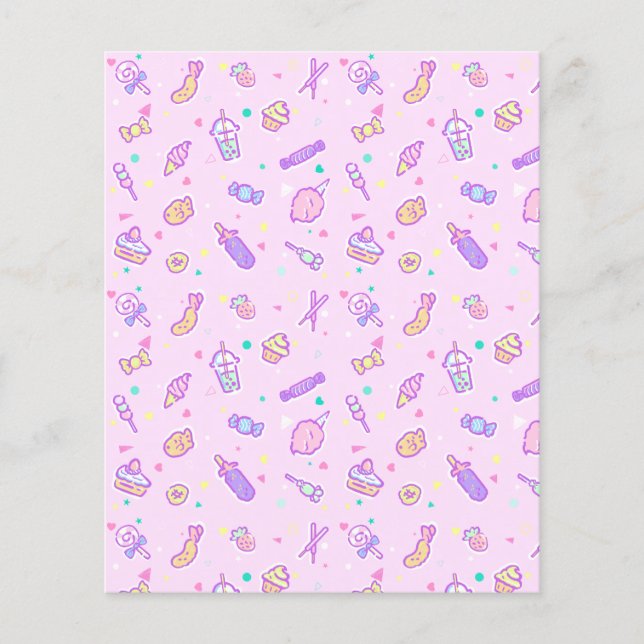 Flyer Soñando con los refrigerios de verano (Frente)