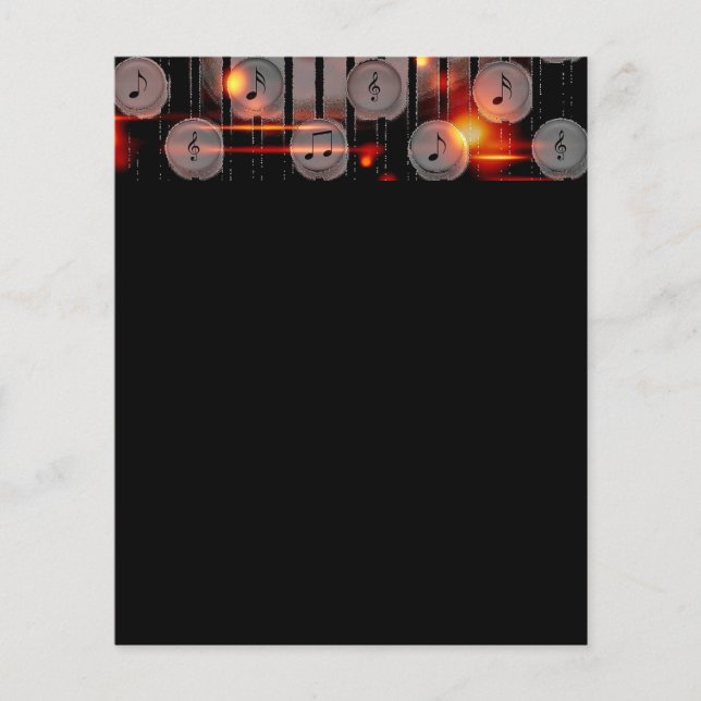 Flyer sound-163665 nota música arte digital al azar (Frente)