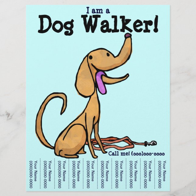 Flyer Soy un viajero de perros (Frente)