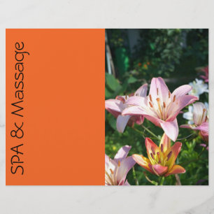 Flyer SPA y masaje