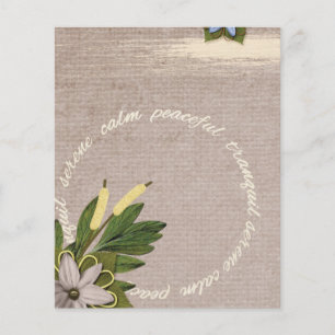 FLYER SRPL SERENE CALMA TRANQUILO PAÍS TRANQUILO DE FLOR