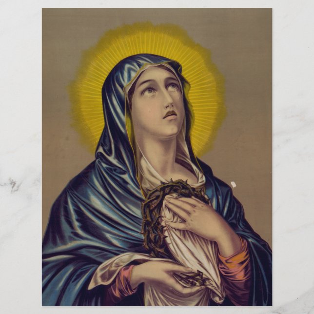 Flyer Stabat Mater Nuestra Señora de los Dolores (Frente)