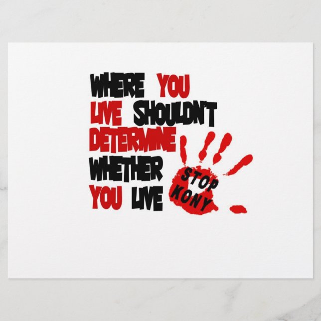 FLYER STOP KONY 2012 (Frente)