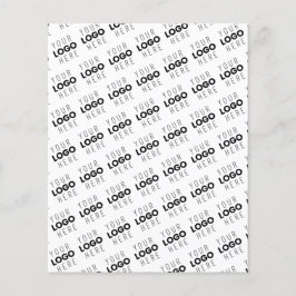 Flyer Su logotipo patrón diagonal simple repetitivo