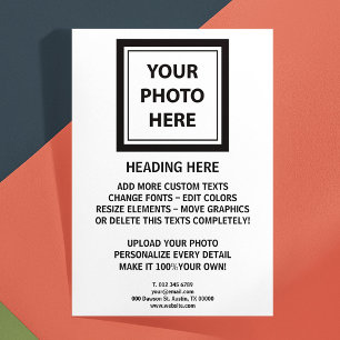 Flyer Subir imagen foto y agregar texto – Personaliza de