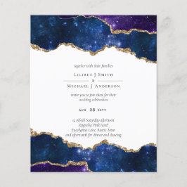 Flyer Sublime Agate Blue Gold BODA SUITE