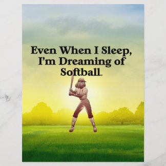 Flyer Sueños de softball de nivel superior
