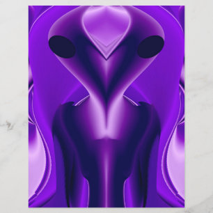 Flyer Sueños del arcoiris púrpura 3D , Alien