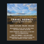 Flyer Sunny Country Scene, agencia de viajes Anuncio Vol<br><div class="desc">Sunny Country Scene,  Agencia De Viajes Anunciando Volantes Por La Tienda De Tarjetas De Negocios.</div>
