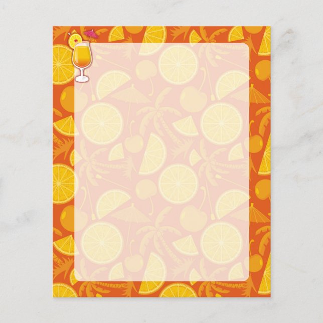 Flyer Sunrise Tequila (Frente)